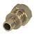 Соединение прямое с накидной гайкой TECEflex 20 x 3/4", латунь