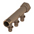 Коллектор TECEflex 2 контура R 3/4" x Rp 3/4" x 16, бронза
