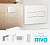 Панель смыва RIVO Touch lux Белый матовый (matte WHITE)